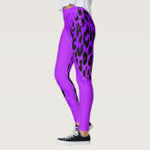 Modernes Leopard-Skin-Muster #33 Leggings (Links)