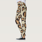 Modernes Leopardenmuster Leggings (Links)