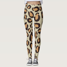Modernes Leopardenmuster Leggings