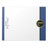 Modernes Letter L Notepad Notizblock (Vorderseite)