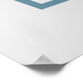 Modernes Leuchtturm Willkommen Poster (Ecke)