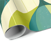 Modernes Licht der Mitte des Jahrhunderts Geschenkpapier (Rolleneckpunkt)