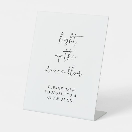 Modernes Licht in den Tanzboden glänzt das Tanzpos Sockelschild (Vorderseite)