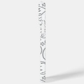 Modernes, lichtdurchlässiges Gesicht-Muster Stilwe Case-Mate iPhone Hülle (Rückseite / Links)