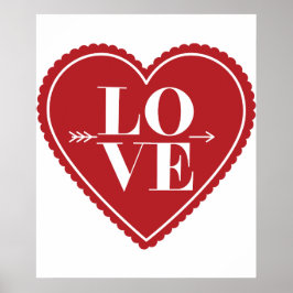 Modernes Liebe Zitat Trendy Stilvolles Poster