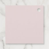 Modernes Lila Abb. Muster und Sie sind Figgin' Pha Geschenkanhänger (Rückseite)