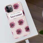 Modernes Lila Abb. Muster und Sie sind Figgin' Pha iPhone 11Pro Max Hülle<br><div class="desc">Modernes Lila Abb. Muster und Sie sind Figgin' Phantastisch</div>