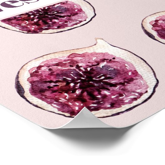 Modernes Lila Abb. Muster und Sie sind Figgin' Pha Poster (Ecke)