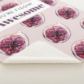 Modernes Lila Abb. Muster und Sie sind Figgin' Pha Sherpadecke (3/4)