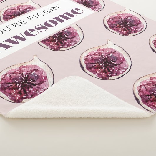 Modernes Lila Abb. Muster und Sie sind Figgin' Pha Sherpadecke (3/4)