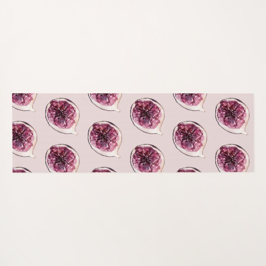 Modernes Lila Abb. Muster und Sie sind Figgin' Pha Yogamatte (Rückseite (Horizontal))