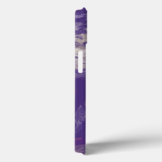 Modernes Lila Abstraktes Farbdruckverfahren Art Mo Case-Mate iPhone Hülle (Rückseite / Rechts)