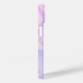 Modernes Lila Abstraktes Personalisiert Case-Mate iPhone Hülle (Rückseite / Rechts)