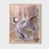 Modernes lila abstraktes Poster