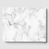 Modernes Lila Agate Gold Script Marble Gästebuch (Rückseite)