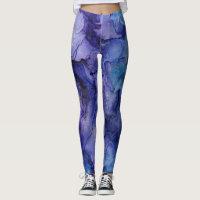 Modernes lila blaues Spritzer