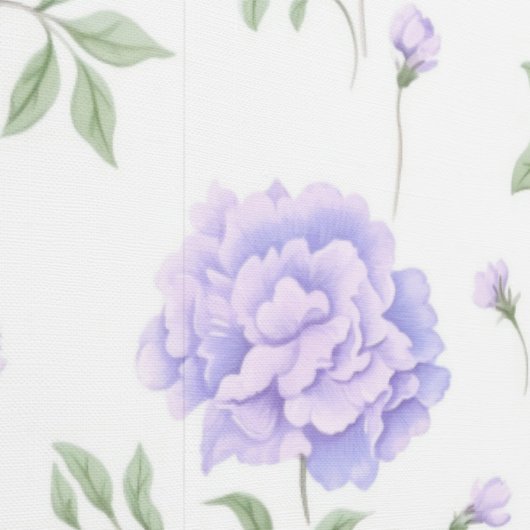 Modernes Lila Blumenmuster Tapete (Naht)