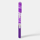 Modernes Lila Farbkonzept Case-Mate iPhone Hülle (Rückseite / Rechts)