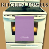 Modernes, Lila Farblavender Geschirrtuch