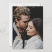 Modernes Lila Gold Agate Foto Einladung zur Hochze (Rückseite)