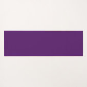 Modernes Lila Graffiti Girl Yogamatte (Rückseite (Horizontal))