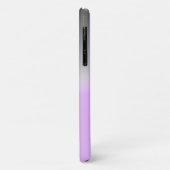 modernes lila-graues Omelat personalisiert Case-Mate iPhone Hülle (Hinten/Links)