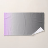 modernes lila-graues Set für Badehandtuch (Handtuch)
