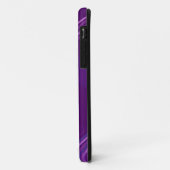 Modernes Lila Grunge Design Case-Mate iPhone Hülle (Hinten/Links)