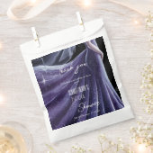 Modernes lila Hochzeitskleid Brautparty#3 Geschenktütchen (Ausgeschnitten)