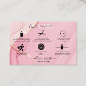 Modernes Lila Logo Visitenkarte (Vorderseite)