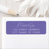 Modernes, Lila, minimalistisches, trendy Script (Insitu)