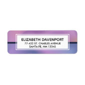 Modernes, Lila-rosa-wirbelndes, abstraktes Design (Vorne)