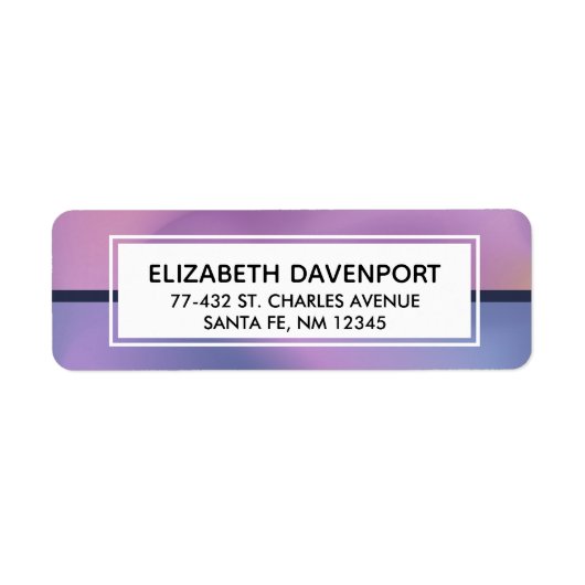 Modernes, Lila-rosa-wirbelndes, abstraktes Design (Vorne)