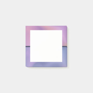 Modernes, Lila-rosa-wirbelndes, abstraktes Design Post-it Klebezettel
