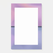 Modernes, Lila-rosa-wirbelndes, abstraktes Design Post-it Klebezettel (Vorderseite)