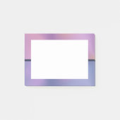 Modernes, Lila-rosa-wirbelndes, abstraktes Design Post-it Klebezettel (Vorderseite)