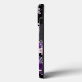Modernes Lila Schwarzes Blau Case-Mate iPhone Hülle (Rückseite / Links)