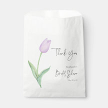 Modernes Lila Tulip Solo Brautparty