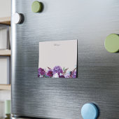Modernes, Lila und florales Personalisiert Post-it Klebezettel