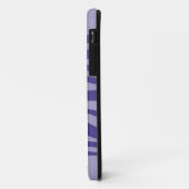 Modernes Lila Zebra-Druckmuster Case-Mate iPhone Hülle (Hinten/Links)