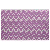 Modernes, lila Zickzack Muster Stoff (Fat Quarter (45,7 x 55,9 cm))