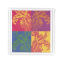 Modernes Lily Art Fach - Blockfarbdesign von Ori