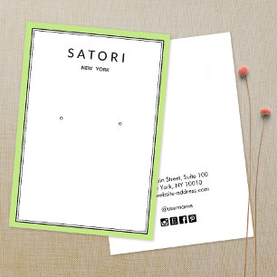 Modernes Limettengras-Schmuckdisplay