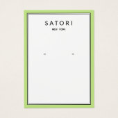 Modernes Limettengras-Schmuckdisplay (Vorderseite)