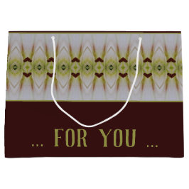 Modernes Limettengrün und Graublau Große Geschenktüte