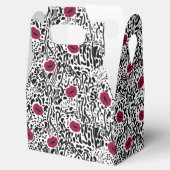 Modernes Lipstick - Muster Geschenkschachtel (Geöffnet)