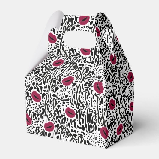 Modernes Lipstick - Muster Geschenkschachtel (Vorderseite)