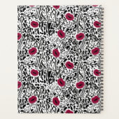 Modernes Lipstick - Muster Planer (Rückseite)