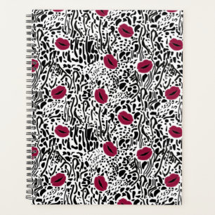 Modernes Lipstick - Muster Planer