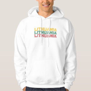 Modernes Litauen Lietuva Flagge Land Souvenir Hoodie